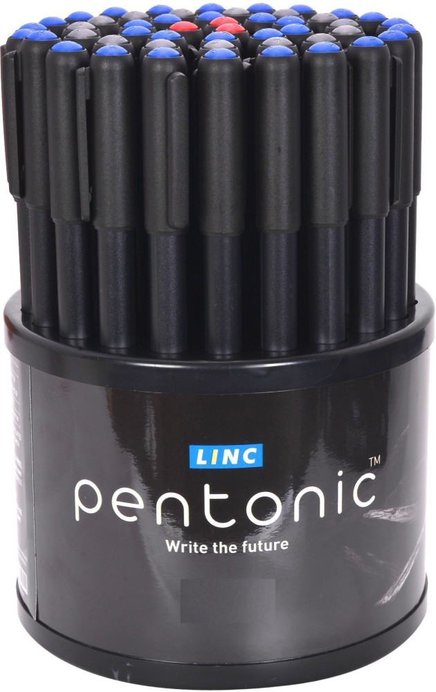 Pentonic 0.7 mm Ball Pen Tumbler Set | Black Matte Finish Body