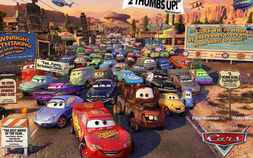 Disney S Cars Movie Poster Paper Print Movies posters in India