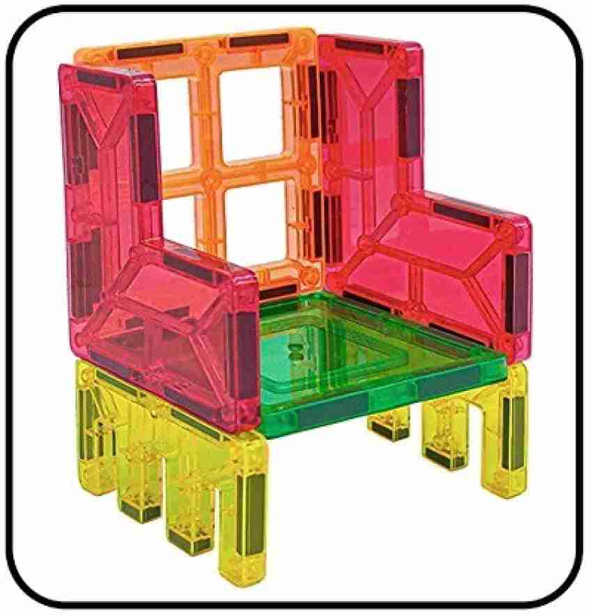 Magic Magnetic Blocks Translucent (74 Pieces) - T For Toys