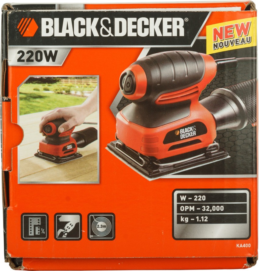 BLACK DECKER KA400 IN 1 4 inch Sheet Random Orbital Sander Price