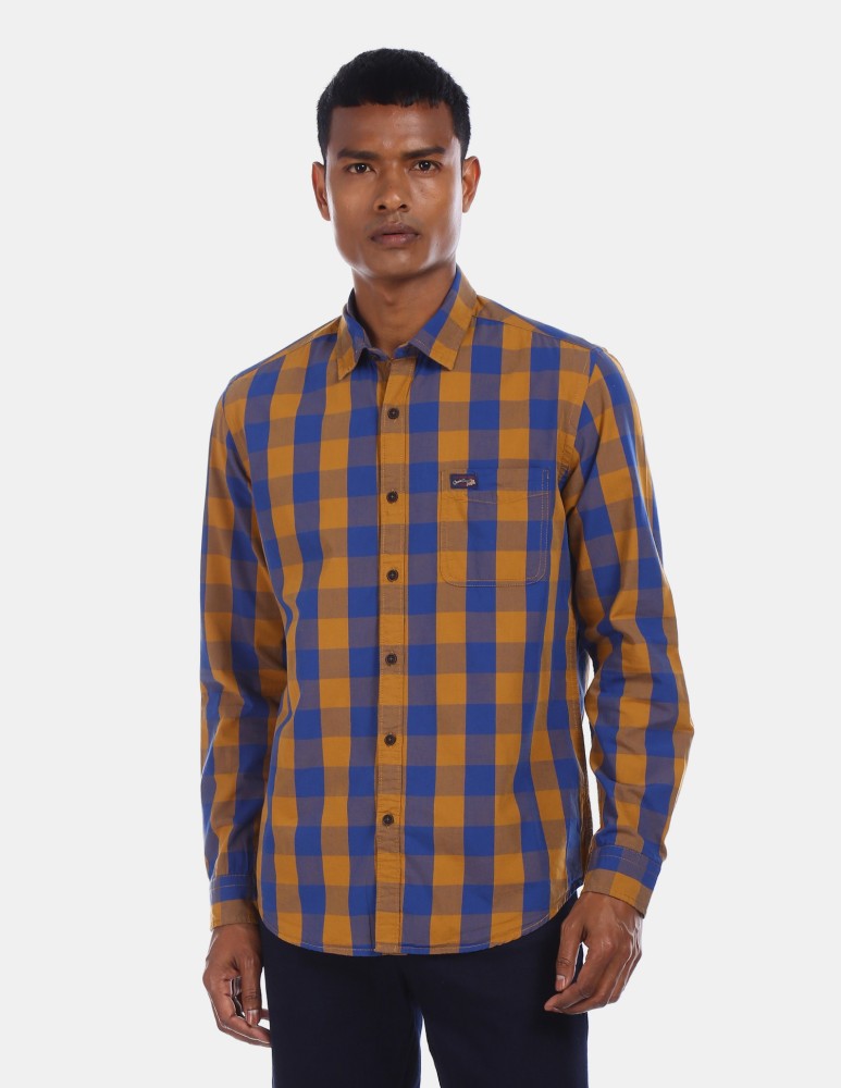 U.S. POLO ASSN. Men Checkered Casual Yellow Shirt Buy U.S. POLO ASSN. Men Checkered Casual Yellow Shirt Online at Best Prices in India Flipkart