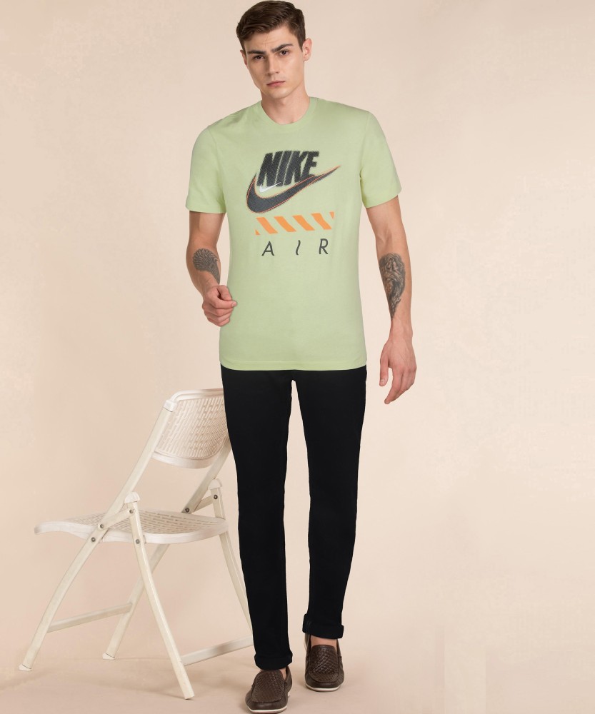 Olive green store nike shirt