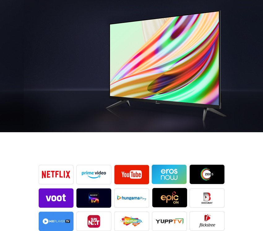 OnePlus Y1 100 cm (40 inch) Full HD LED Smart Android TV with