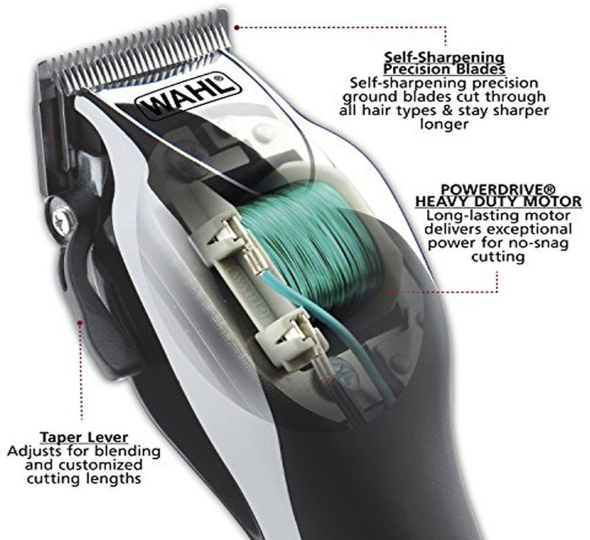 WAHL 9243 4724 Hair Clipper Trimmer 30 min Runtime 10 Length
