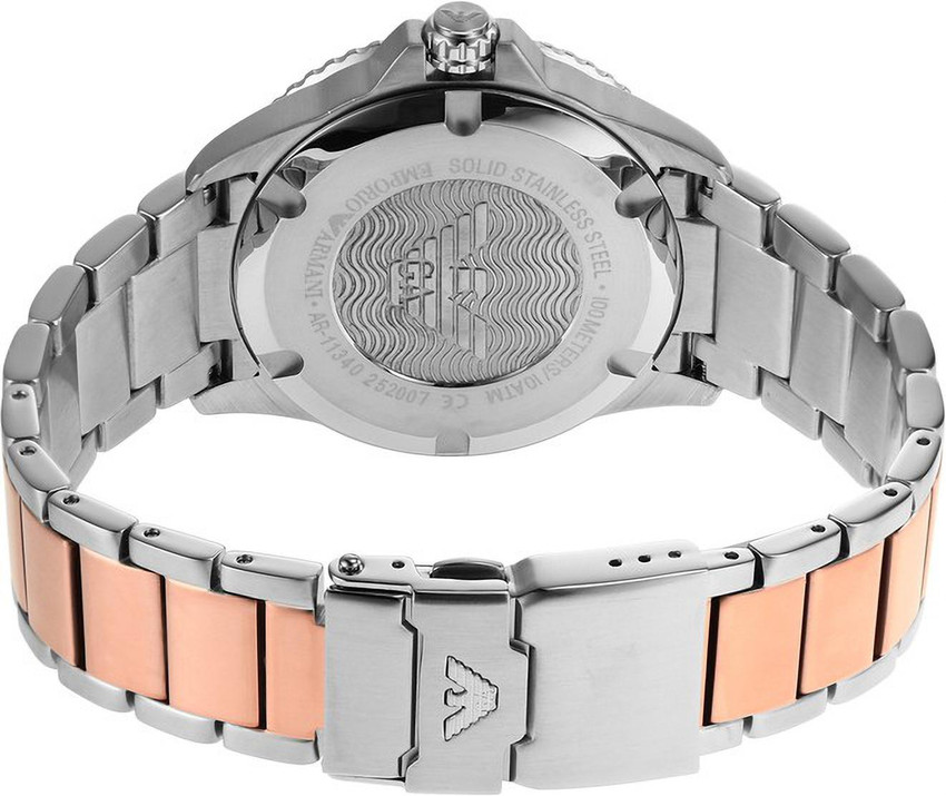 Armani watch solid stainless steel store