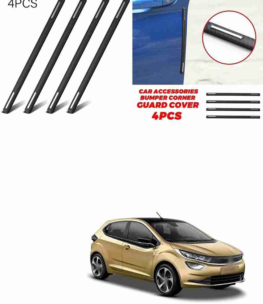 PRTEK 4pcs Car Accessories Bumper Corner Guard Cover Anti Scratch