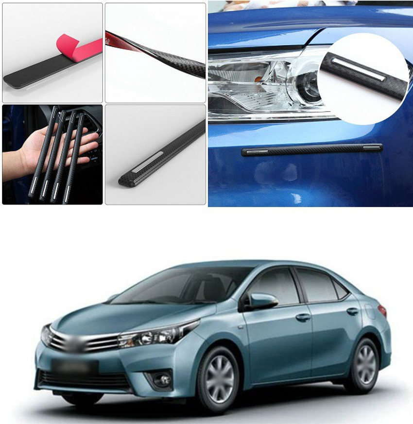 PRTEK 4pcs Car Accessories Bumper Corner Guard Cover Anti Scratch