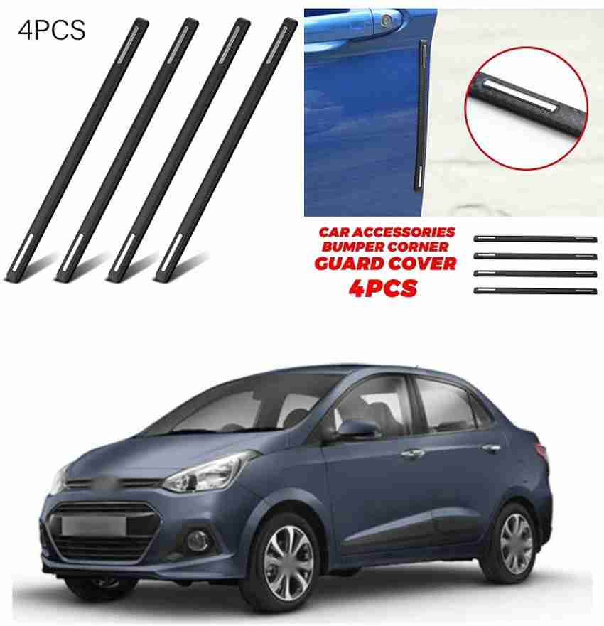 PRTEK 4pcs Car Accessories Bumper Corner Guard Cover Anti Scratch
