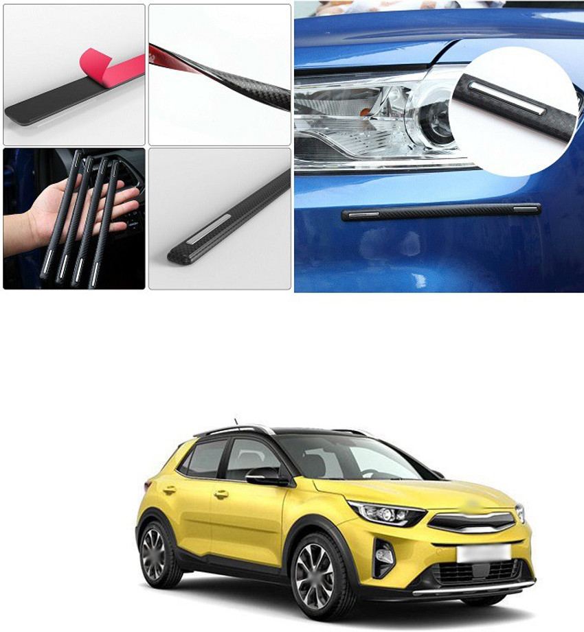 PRTEK 4pcs Car Accessories Bumper Corner Guard Cover Anti Scratch