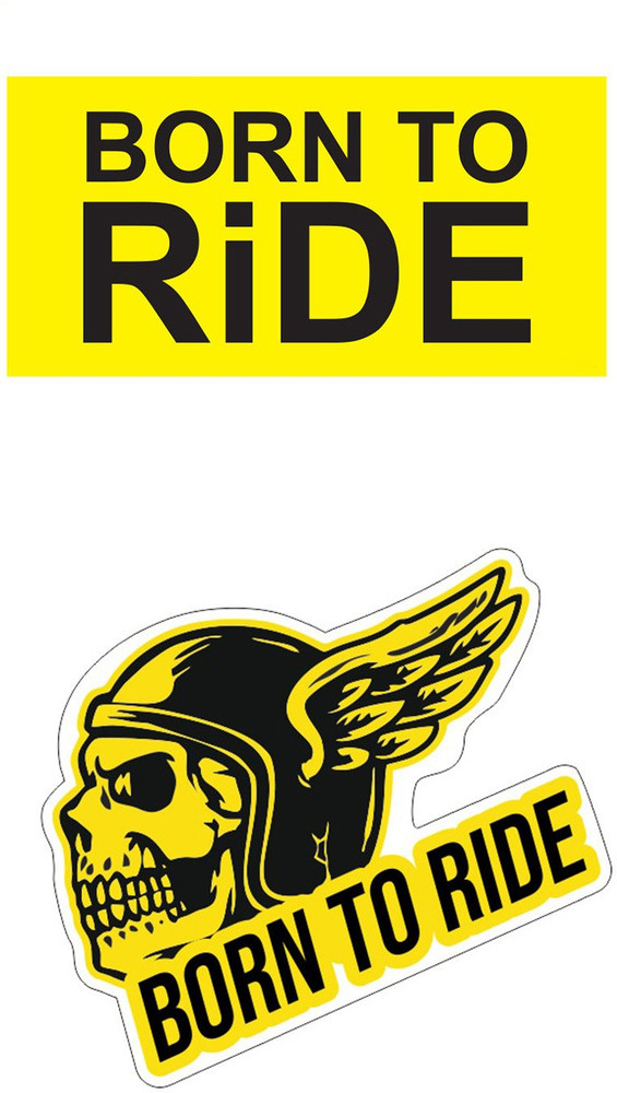 BORN TO RIDE Sticker Decal for Bike Price in India Buy BORN TO