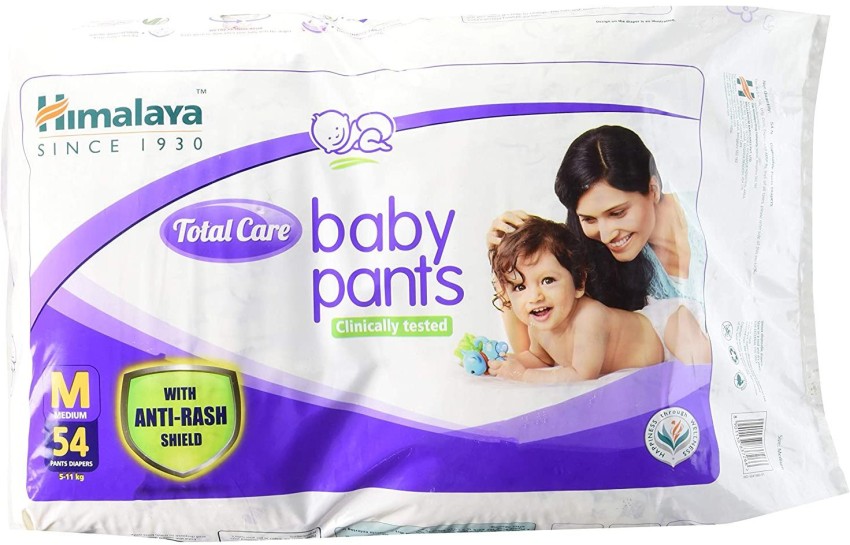 Buy Himalaya Total Care Baby Pants M 54 count 5 11 kg Online at Best  Prices in India  JioMart