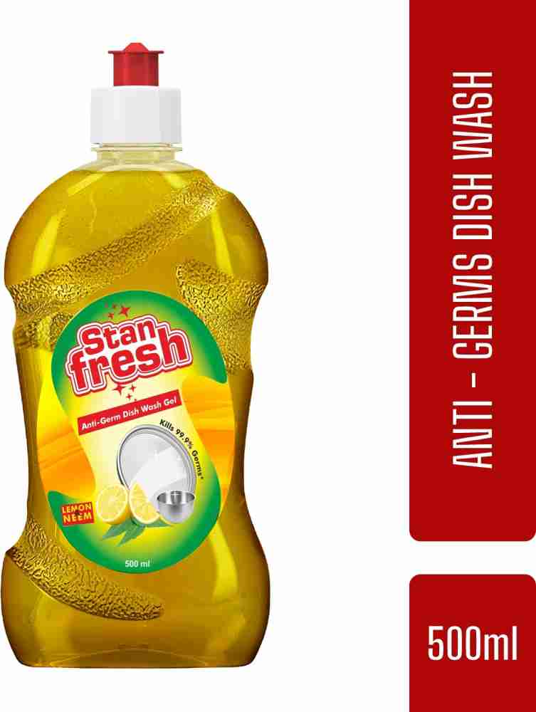 Stanfresh Anti-Germ Dishwash Gel - Lemon 750ml – Stanvac Prime