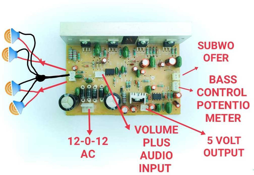 4.1 home shop theater kit wiring