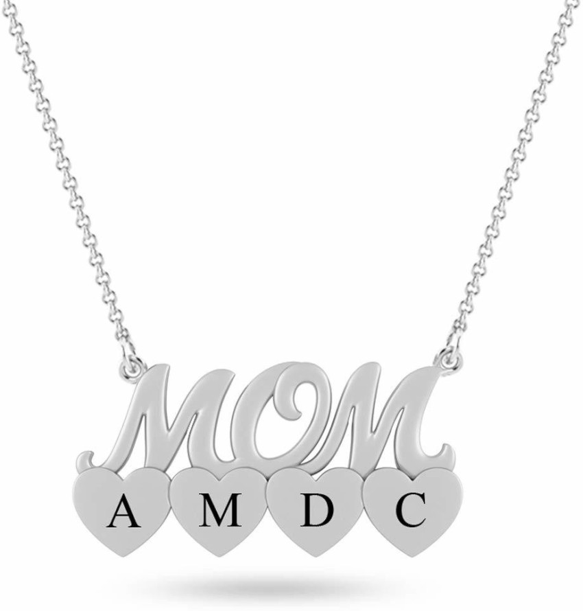 Initial necklace deals for new mom