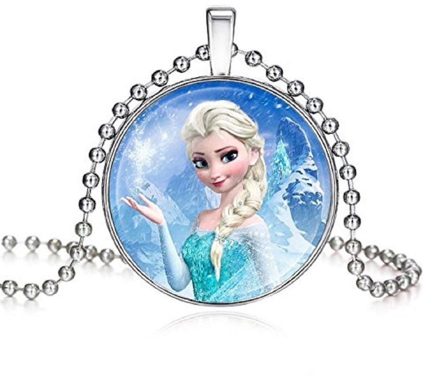 El Regalo Frozen Elsa Princess Necklace for Girls Kids Alloy Chain Price in India Buy El Regalo Frozen Elsa Princess Necklace for Girls Kids Alloy Chain Online at Best Prices in