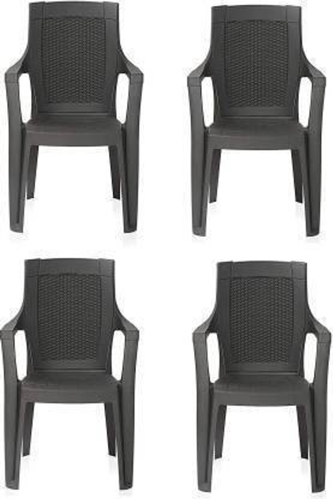 Black plastic chairs outlet price