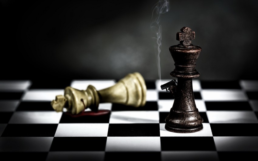 Avikalp Exclusive 3D Black White and Red Chess Pieces Full HD Wallpapers/Posters  Awi3548 (91cm x 60cm): Buy Online at Best Price in UAE 