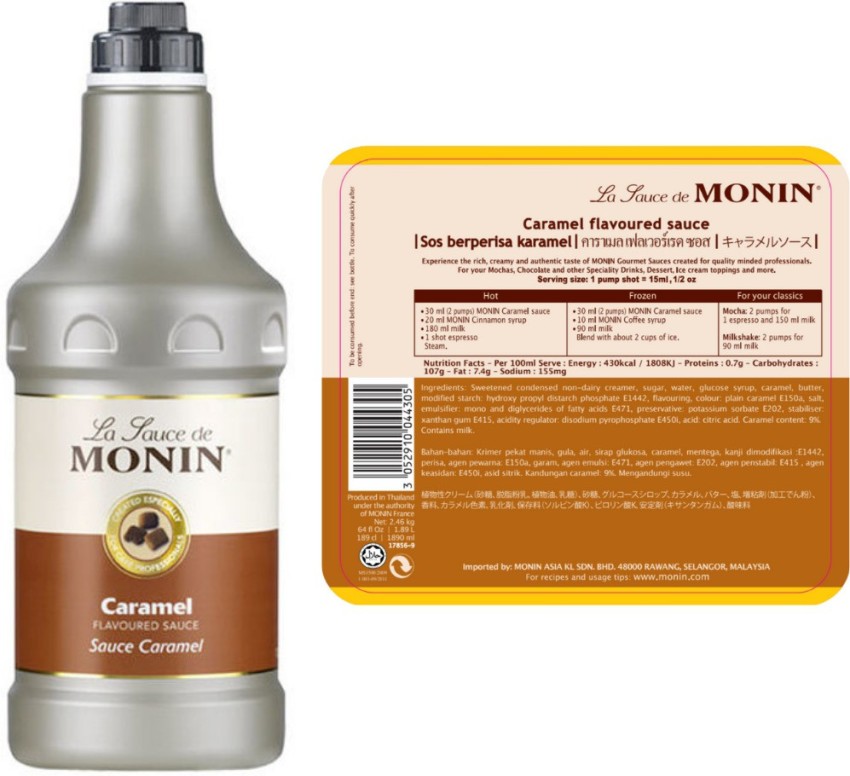 Monin Caramel Flavored Sauce 1890ML Sauces & Ketchup Price in