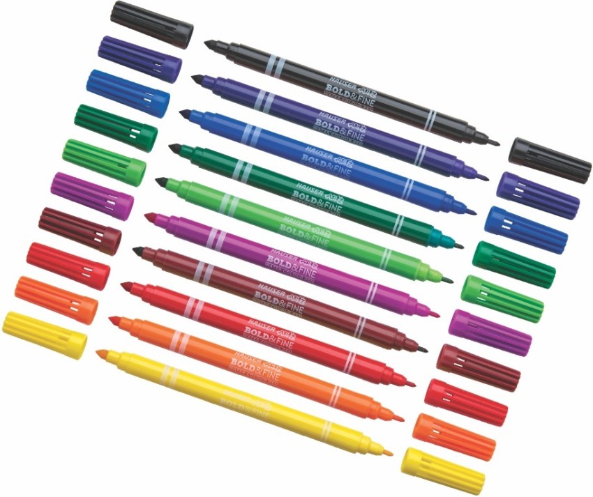 Camlin Sketch Pens with Free Stencil  24 Shades Multicolor  Amazonin