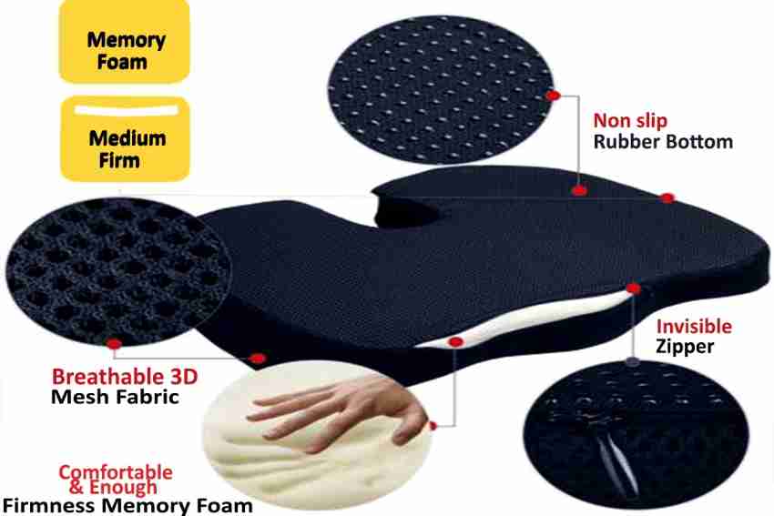 Buy DEBIK Orthopedic Coccyx Donut Pillow Seat Cushion for Lower Back Pain,  Tailbone Pain Relief- Blue Online at Best Prices in India - JioMart.