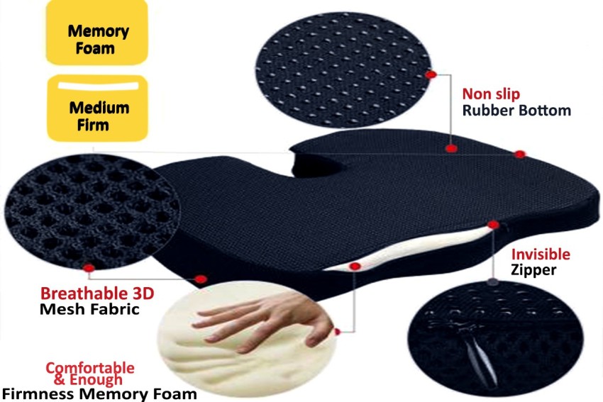 Buy Coccyx Pillow - Seat Cushion Online, Best Coccyx Pillow in India –  Livpure