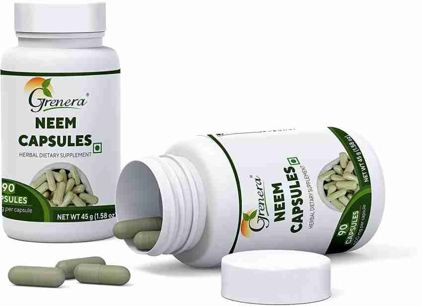 Grenera Neem Capsules Price in India Buy Grenera Neem Capsules