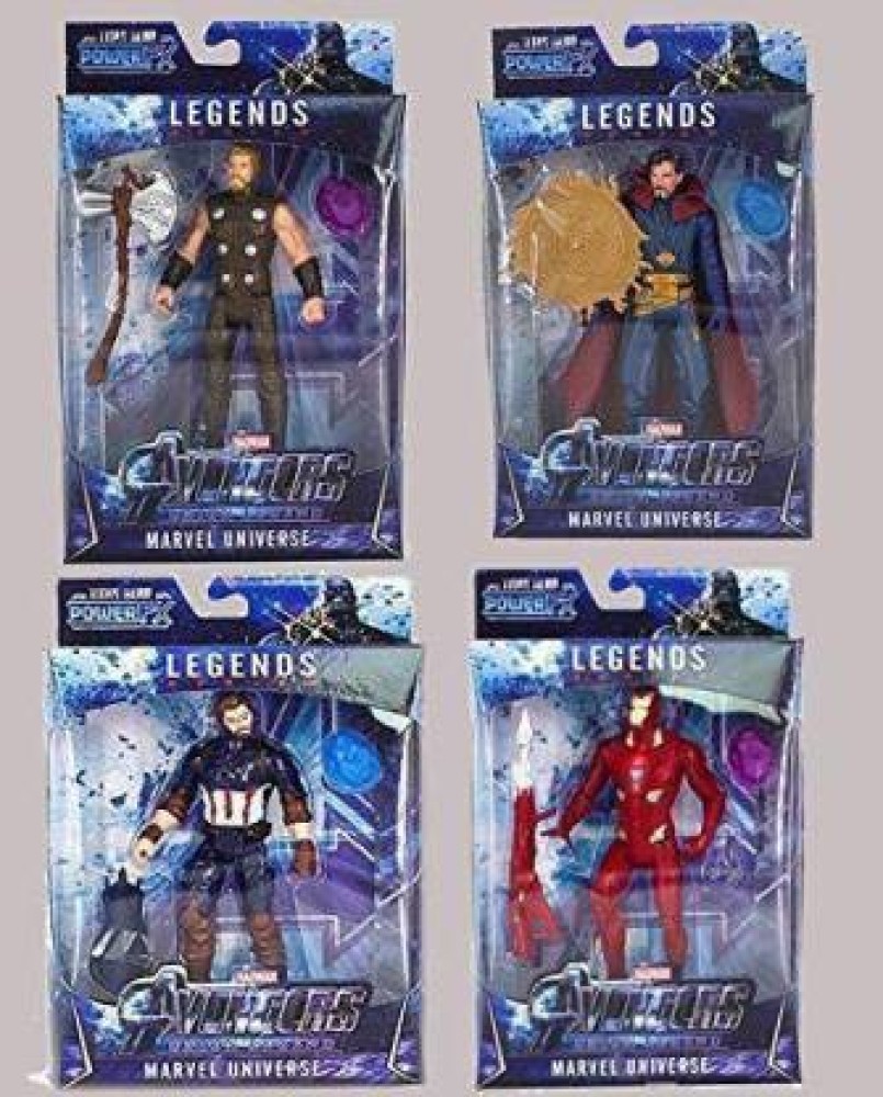 Marvel Legends Vingadores Thanos Iron Man Doctor Strange 3-Pack