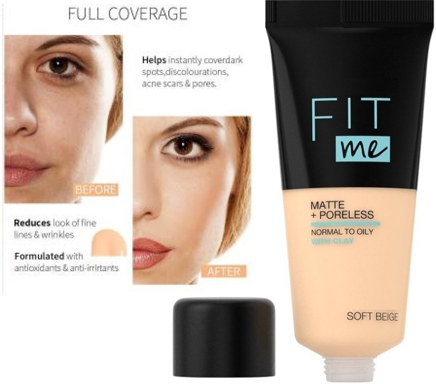 Fitme Set Rs 950/- for oily and Combination skin . All Products with good  quality and waterproof. Item includes Foundation Primer…