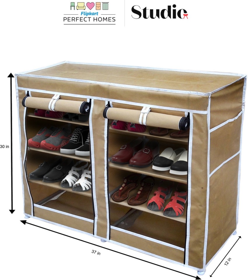 Shoe rack best sale cover flipkart