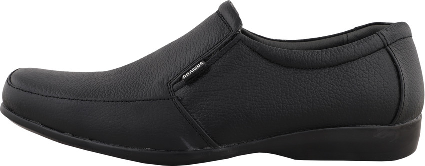 Chamda Pure Leather Light Weight Black Formal Shoes for Men Slip On For Men Buy Chamda Pure Leather Light Weight Black Formal Shoes for Men Slip On For Men Online at