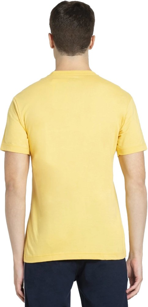 JOCKEY Solid Men Round Neck Yellow T-Shirt - Buy JOCKEY Solid Men Round Neck  Yellow T-Shirt Online at Best Prices in India