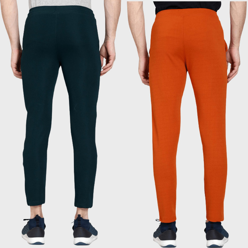 ZNP Solid Men Dark Green Orange Track Pants Buy ZNP Solid Men Dark Green Orange Track Pants Online at Best Prices in India Flipkart