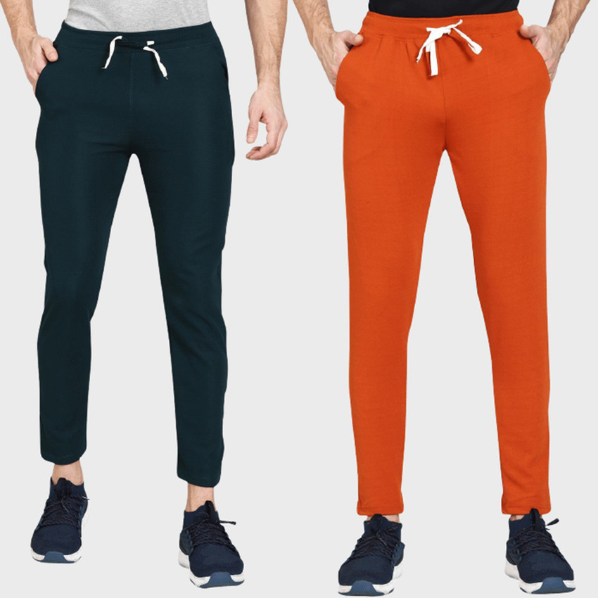 ZNP Solid Men Dark Green Orange Track Pants Buy ZNP Solid Men Dark Green Orange Track Pants Online at Best Prices in India Flipkart