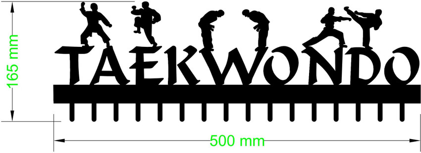 Taekwondo sales medal display