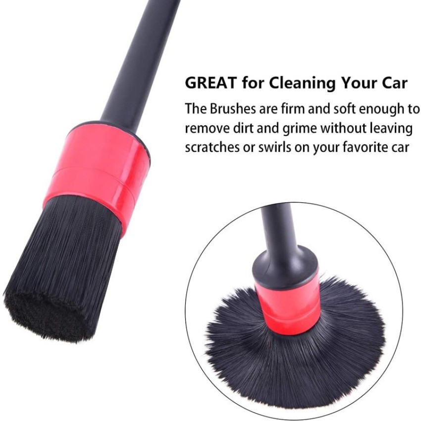 1/5pcs Detailing Brush Set Car Accessories Brushes Car Detailing Brush For  Car Cleaning Brush Dashboard Air Outlet Wheel Brush