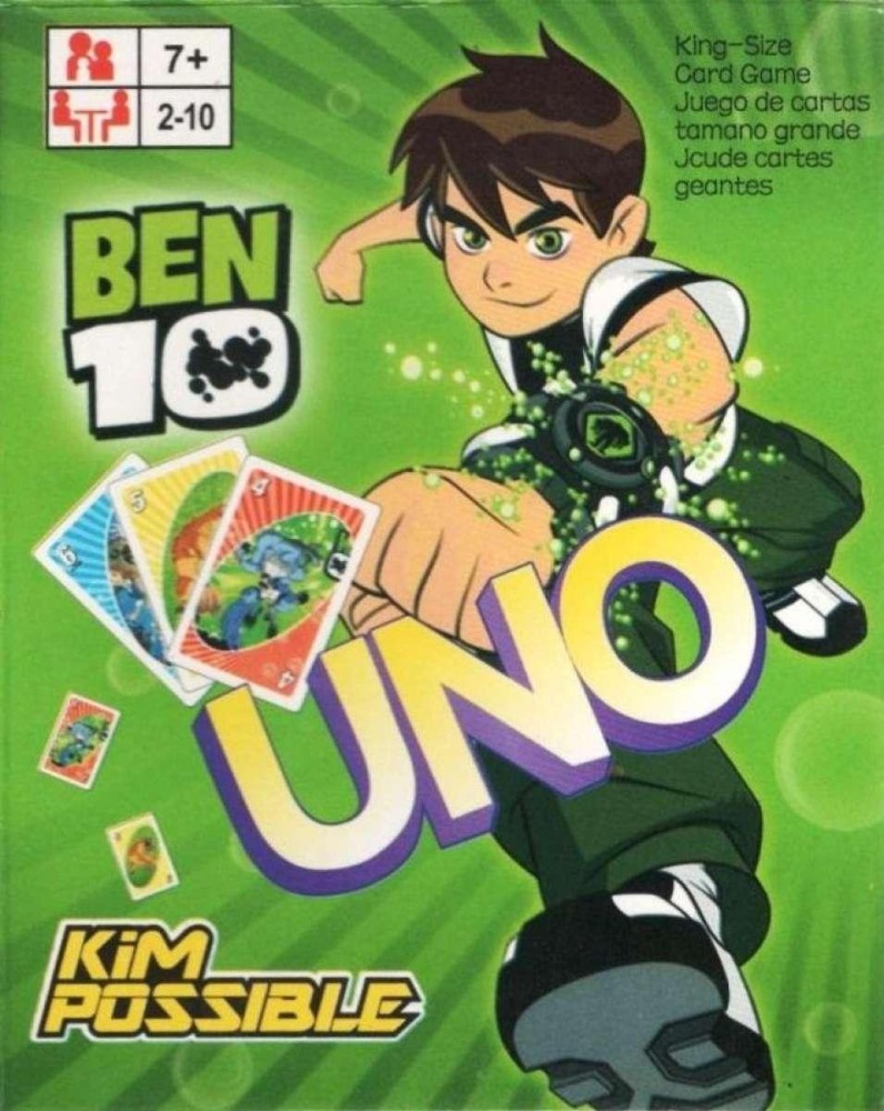 PLAY & LEARN BEN 10 Uno card Games Fast Fun FAMILY CARD GAME COMPLETE PACK  - BEN 10 Uno card Games Fast Fun FAMILY CARD GAME COMPLETE PACK . Buy BEN 10