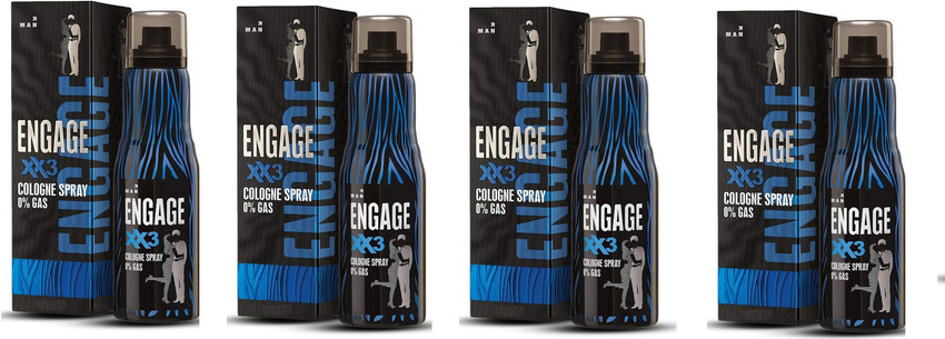 Engage xx3 cologne spray PACK OF 004 SH Body Spray For Men