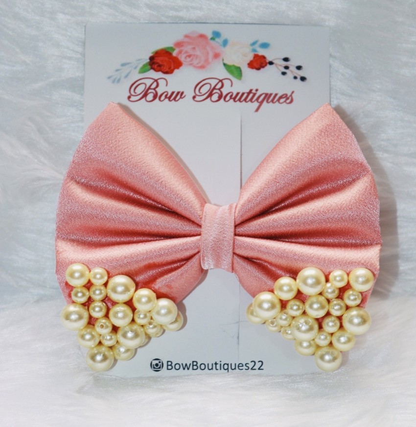 AmazingKarts 2 PCS Kids Party Stylish Pearl Bow Hair Clip For Girls -  (STYLE-2-2) Hair Clip Price in India - Buy AmazingKarts 2 PCS Kids Party  Stylish Pearl Bow Hair Clip For