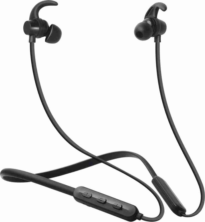 Croma Bluetooth Neckband with Mic CREA7314 Black Bluetooth