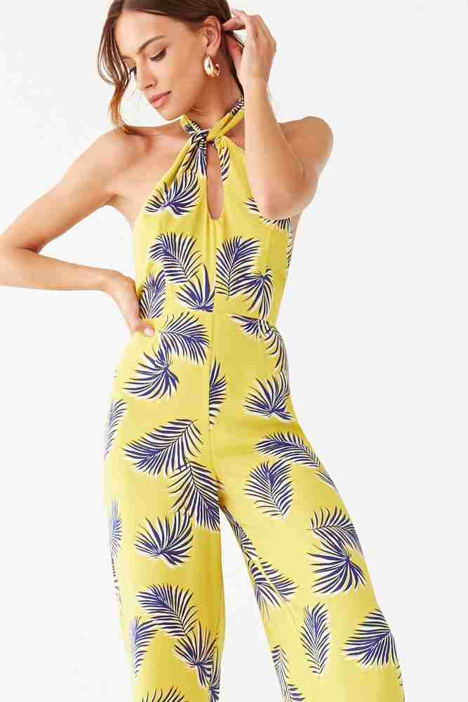 Yellow jumpsuit shop forever 21