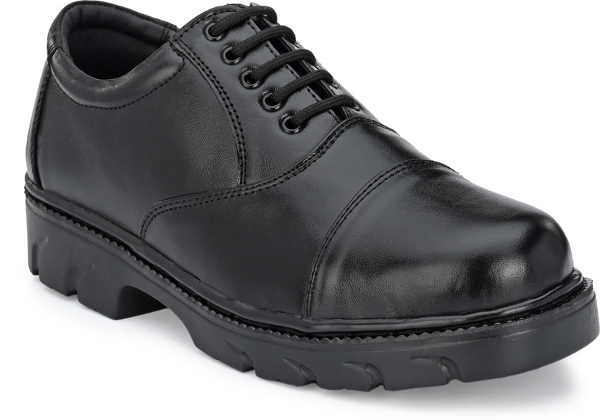 TSF Police Shoes (Lancer Police Shoes with Zip Tan Color Durable and)