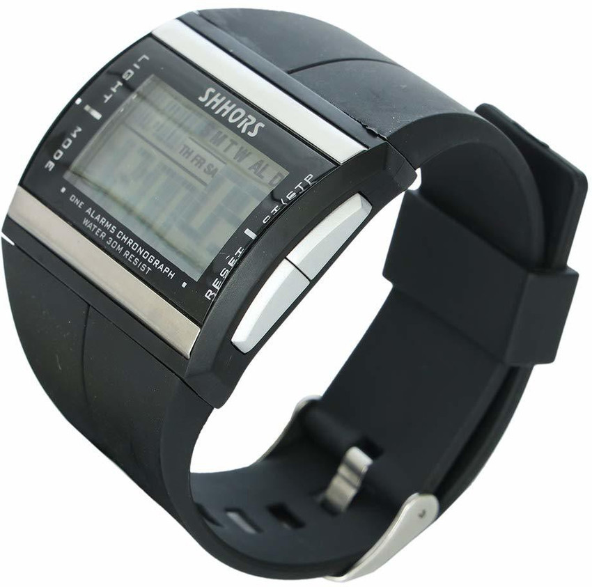 Ornate shhors Digital black watch SHHORS Digital Watch For Men