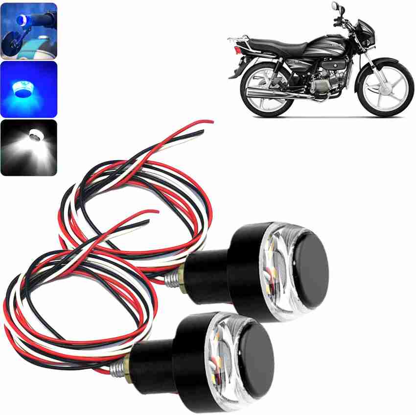 DvineAutoFashionZ LED Indicator Light for Splendor Plus Blue