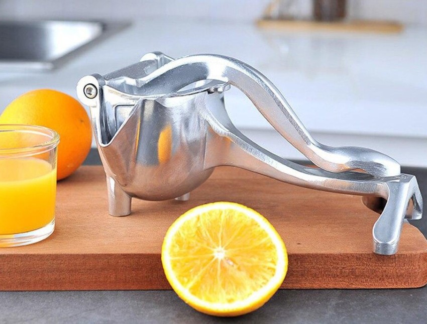 Fruit Manual Juicer- Heavy Duty Juice Press Squeezer with Detachable Lever  & Removable Strainer - Fruit Press & Hand Juicer For Pomegranates, Lemons