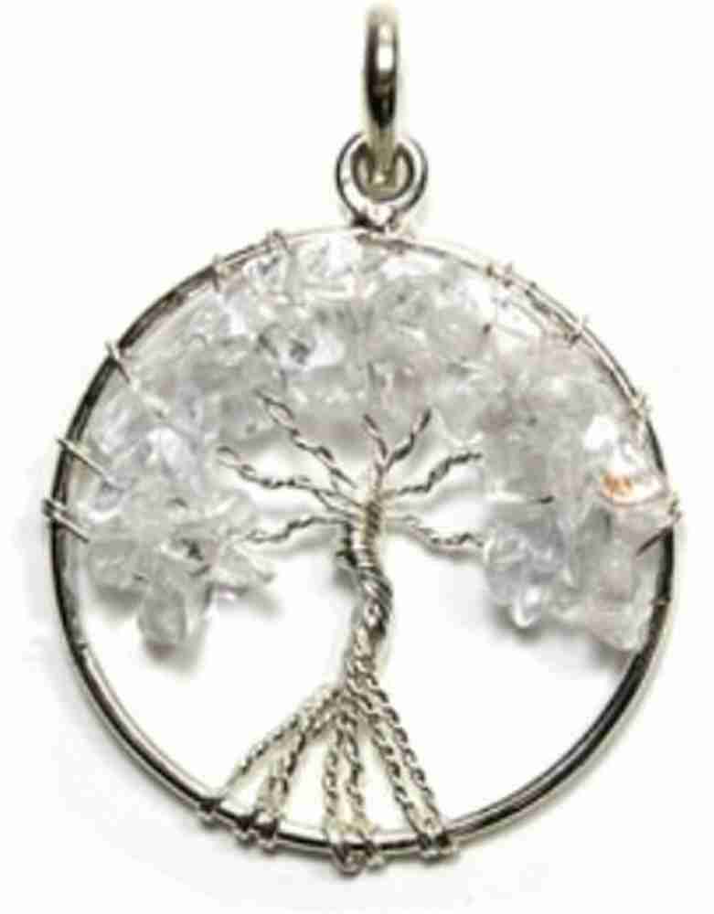 Tree of life crystal on sale pendant