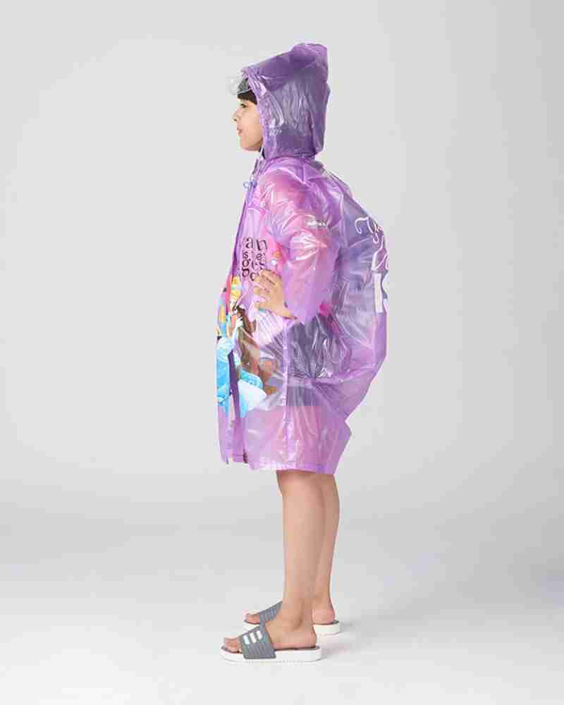 Girls hot sale iridescent raincoat