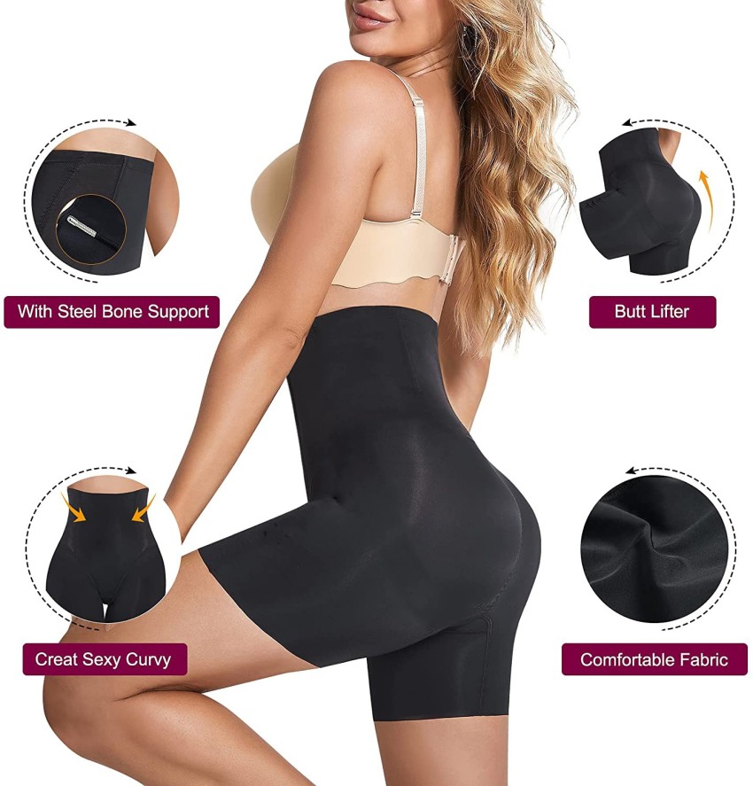 KeepCart Women Tummy Control Shapewear High Waist Trainer Thigh Slimmer