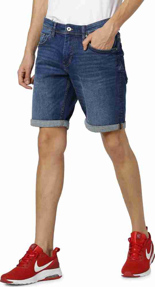 Celio Solid Men Blue Denim Shorts Buy Celio Solid Men Blue Denim Shorts Online at Best Prices in India Flipkart