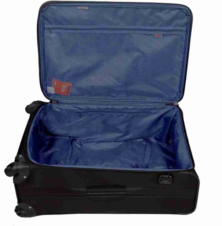 VIP LARGE SIZE 4W EXP TROLLEY BAG WITH TEFLON LAYER WATERPROOF 79CM Expandable Check in Suitcase 4 Wheels 31 inch BLACK Price in India Flipkart