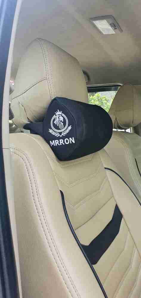 MRRON V CROSS Memory Foam Head Rest Cushion For Car or Office
